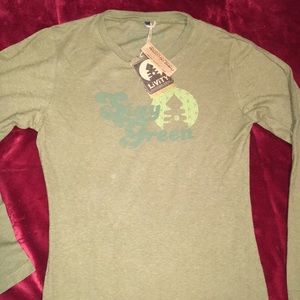 Long sleeve size medium organic cotton/hemp shirt